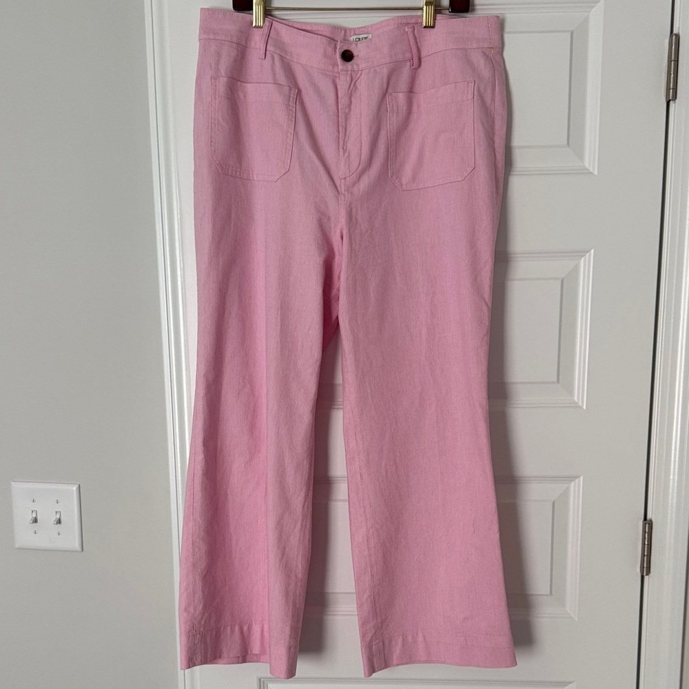 J. Crew Pink Wide Leg Women's Pants